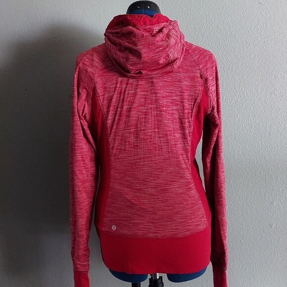 Lululemon In Flux Jacket Cranberry Reversible Size 10 - Picture 9 of 12